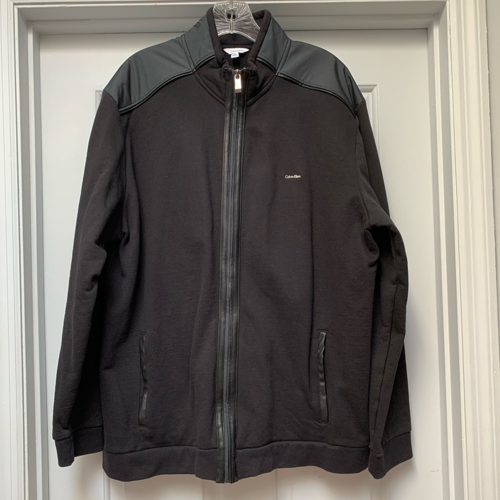 🎉HP🎉 Men’s Calvin Klein Black Jacket Sz 2XL